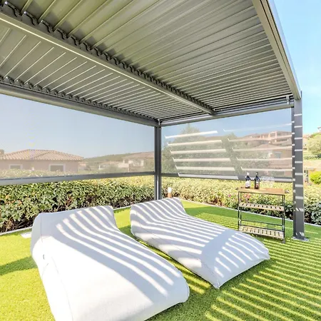 Perseo Vacanze Poggio Dei Fiori Con Piscina Privata Ferienhaus Olbia